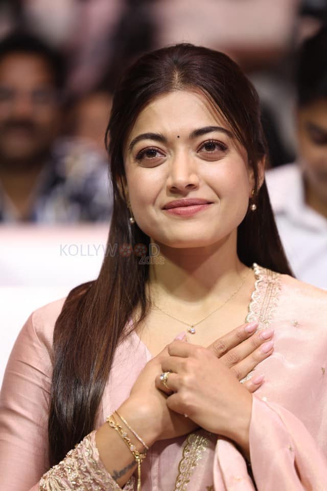 Actress Rashmika Mandanna at The Girlfriend Movie Success Meet Pictures 04