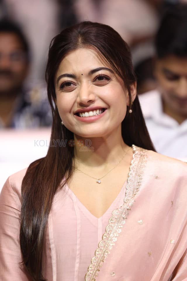 Actress Rashmika Mandanna at The Girlfriend Movie Success Meet Pictures 05