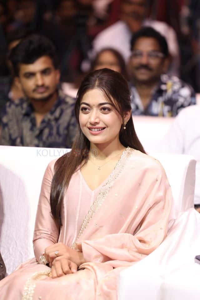 Actress Rashmika Mandanna at The Girlfriend Movie Success Meet Pictures 06