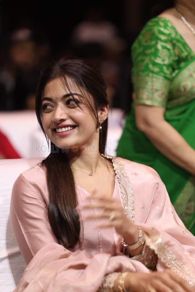 Actress Rashmika Mandanna at The Girlfriend Movie Success Meet Pictures 08