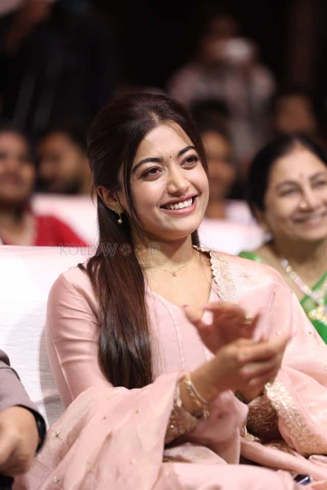 Actress Rashmika Mandanna at The Girlfriend Movie Success Meet Pictures 11