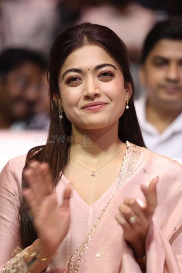 Actress Rashmika Mandanna at The Girlfriend Movie Success Meet Pictures 15