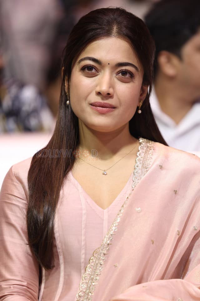 Actress Rashmika Mandanna at The Girlfriend Movie Success Meet Pictures 16