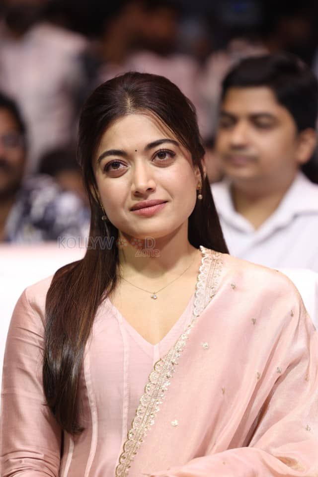 Actress Rashmika Mandanna at The Girlfriend Movie Success Meet Pictures 19