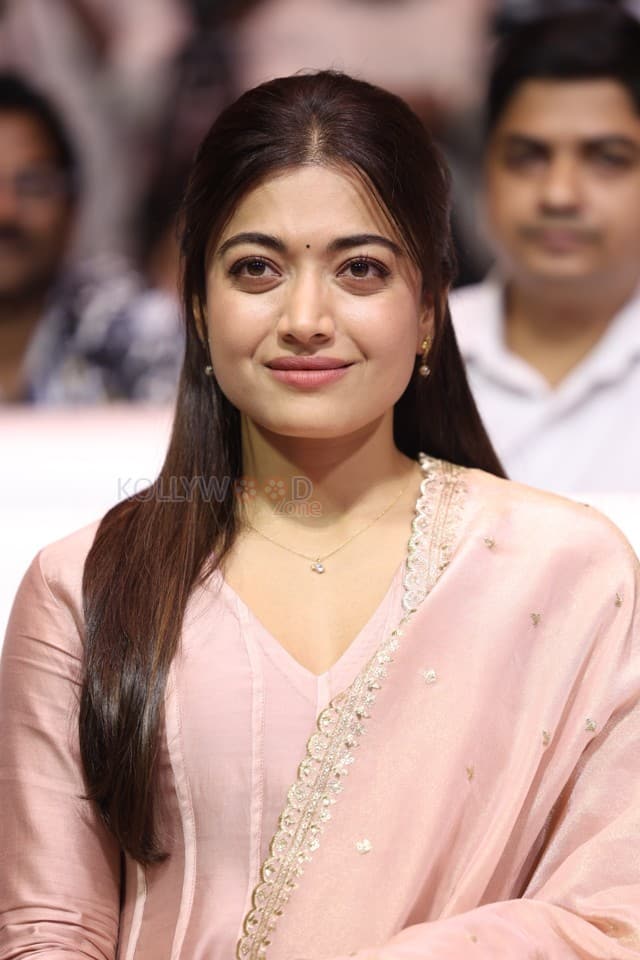 Actress Rashmika Mandanna at The Girlfriend Movie Success Meet Pictures 20