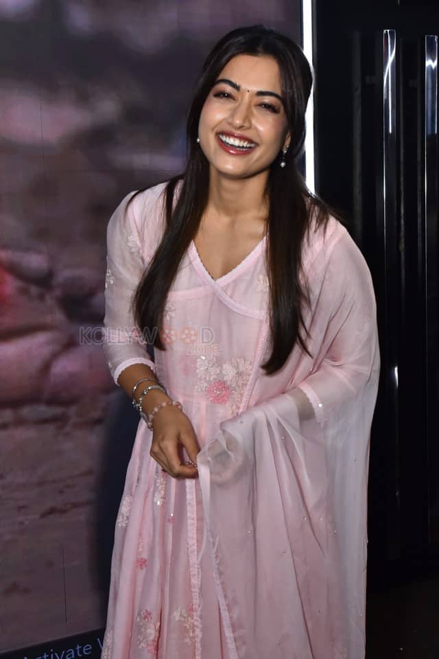 Actress Rashmika Mandanna at The Girlfriend Movie Trailer Launch Photos 24