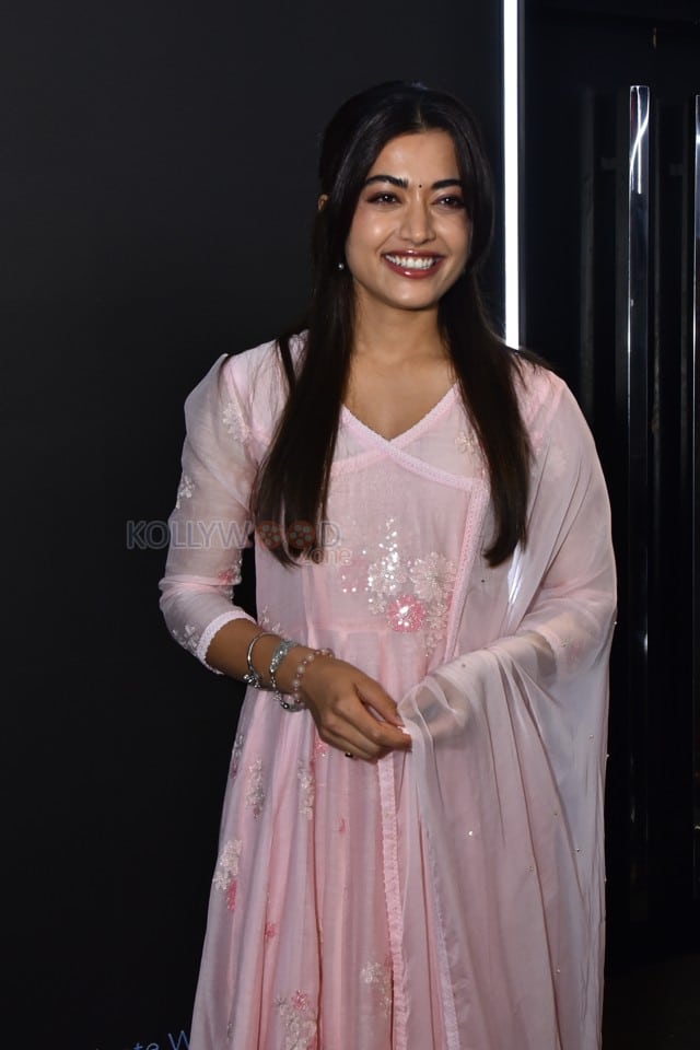 Actress Rashmika Mandanna at The Girlfriend Movie Trailer Launch Photos 25