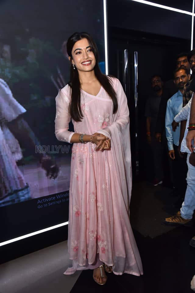 Actress Rashmika Mandanna at The Girlfriend Movie Trailer Launch Photos 28