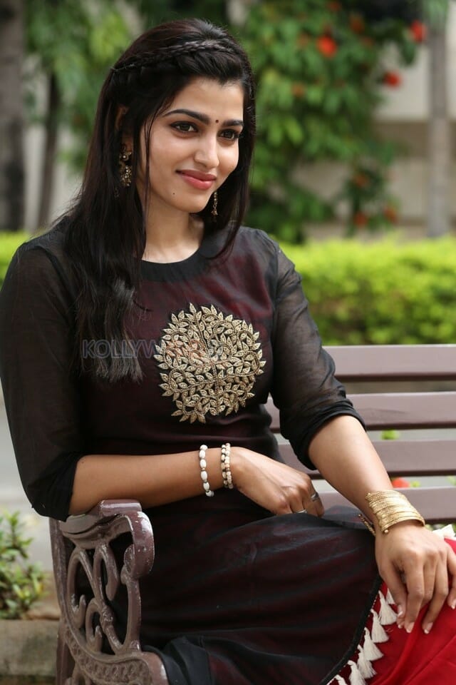 Actress Sai Dhanshika At Meela Movie Press Meet Pictures