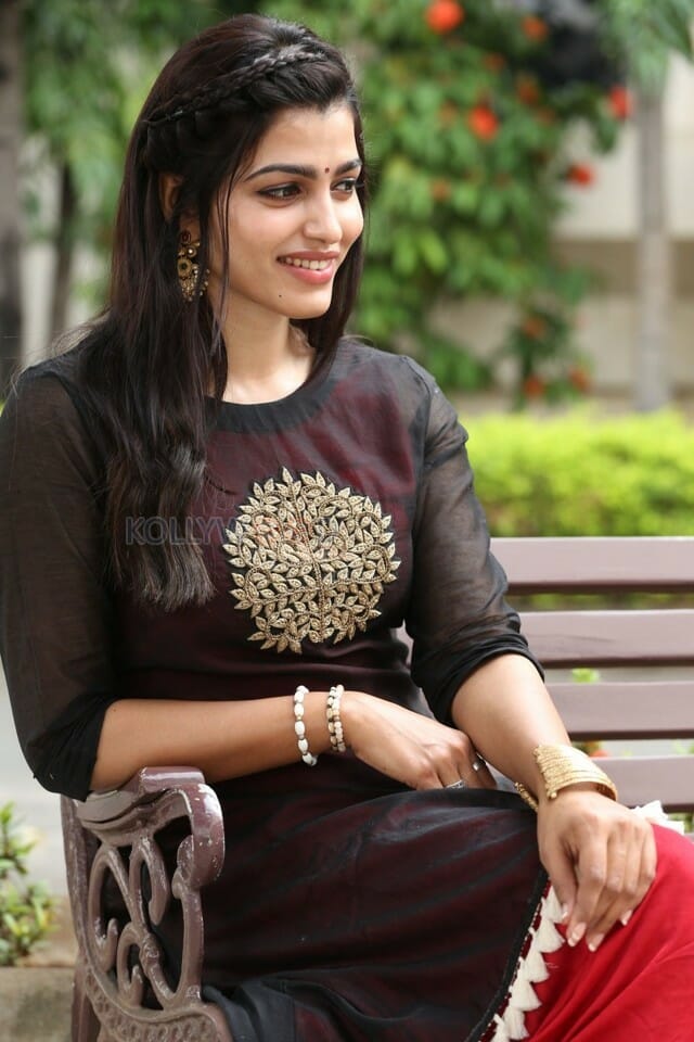 Actress Sai Dhanshika At Meela Movie Press Meet Pictures