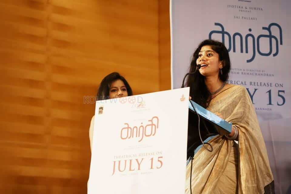 Actress Sai Pallavi at Gargi Movie Press Meet Pictures 30