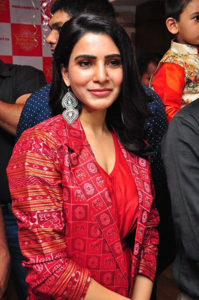 Actress Samantha Akkineni At Bahar Cafe Launch Photos