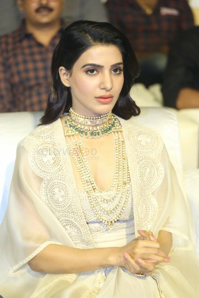 Actress Samantha Akkineni At Majili Pre release Event Pictures