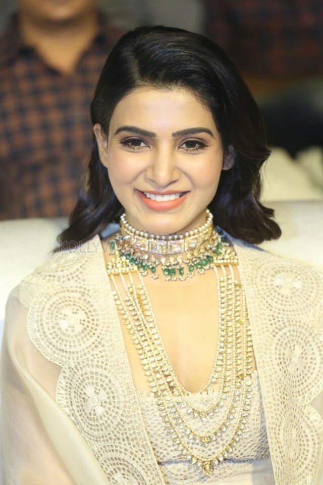 Actress Samantha Akkineni At Majili Pre release Event Pictures