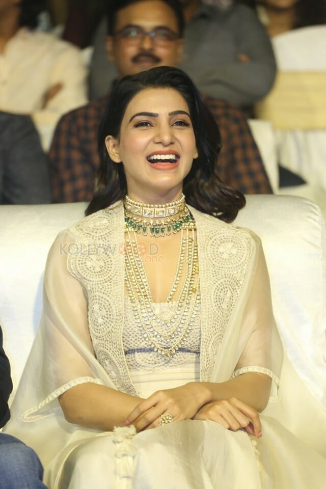 Actress Samantha Akkineni At Majili Pre release Event Pictures