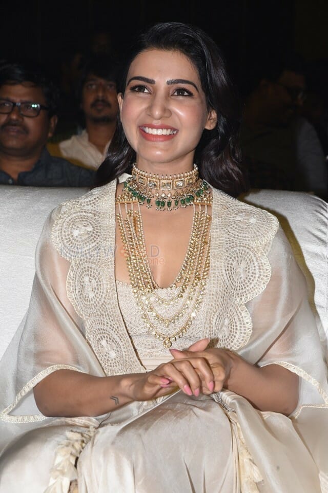 Actress Samantha Akkineni At Majili Pre release Event Pictures