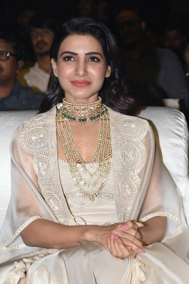 Actress Samantha Akkineni At Majili Pre release Event Pictures