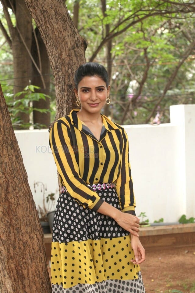 Actress Samantha Akkineni At Oh Baby Interview Pictures