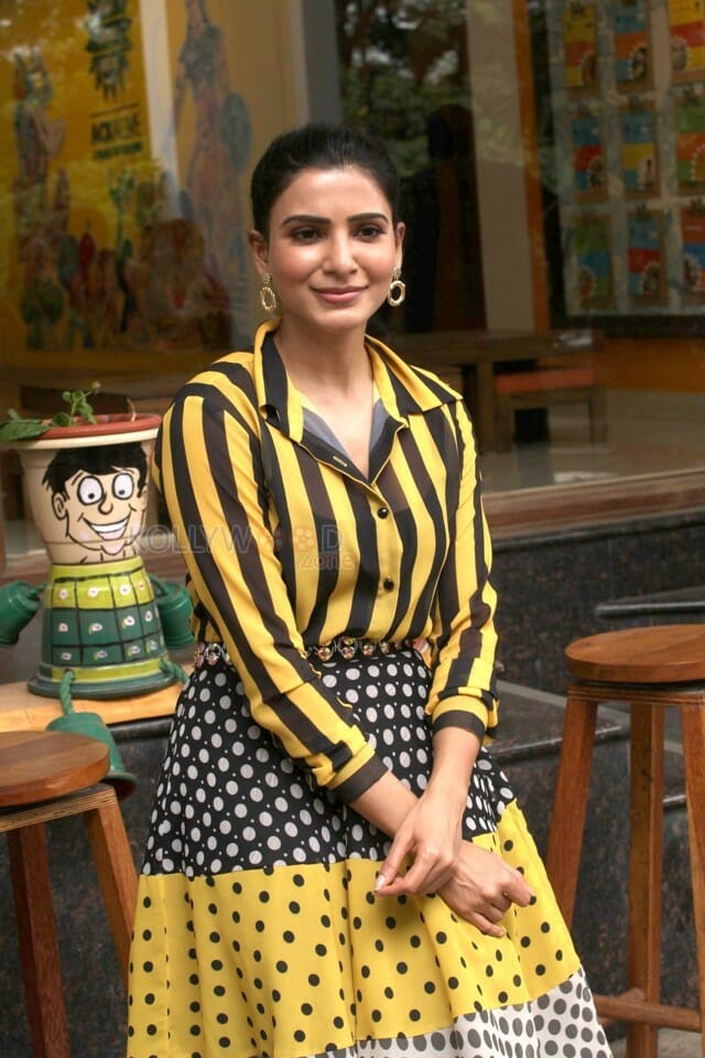 Actress Samantha Akkineni At Oh Baby Interview Pictures