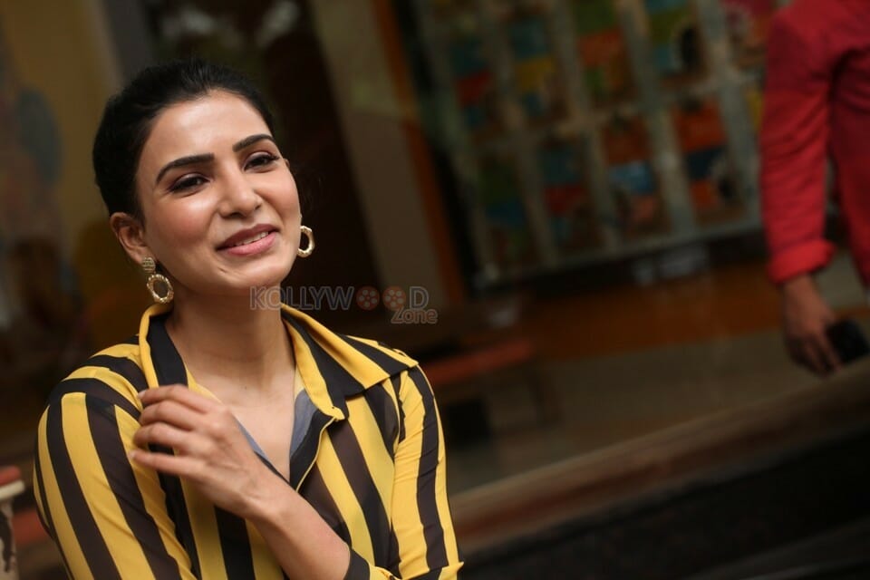 Actress Samantha Akkineni At Oh Baby Interview Pictures
