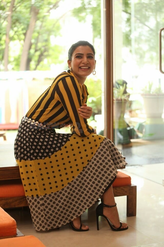 Actress Samantha Akkineni At Oh Baby Interview Pictures