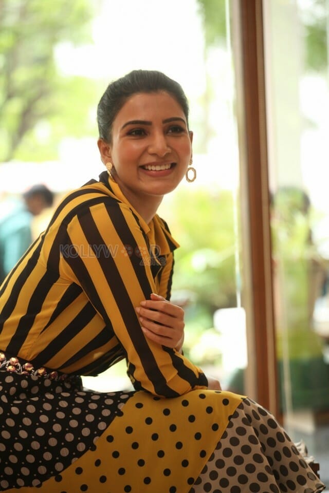 Actress Samantha Akkineni At Oh Baby Interview Pictures