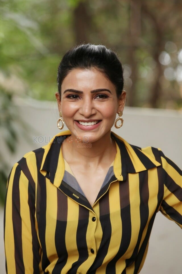 Actress Samantha Akkineni At Oh Baby Interview Pictures