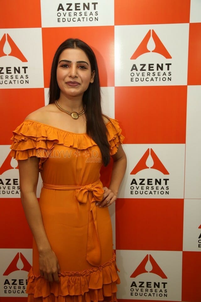 Actress Samantha At Azent Overseas Education Hyderabad Center Launch Photos