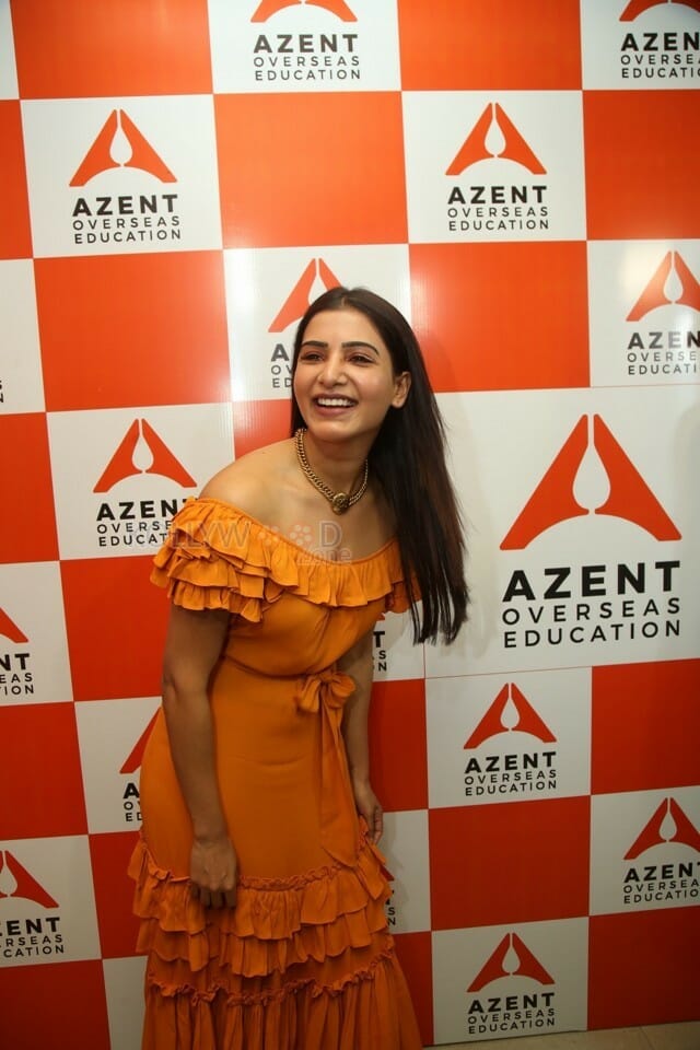 Actress Samantha At Azent Overseas Education Hyderabad Center Launch Photos
