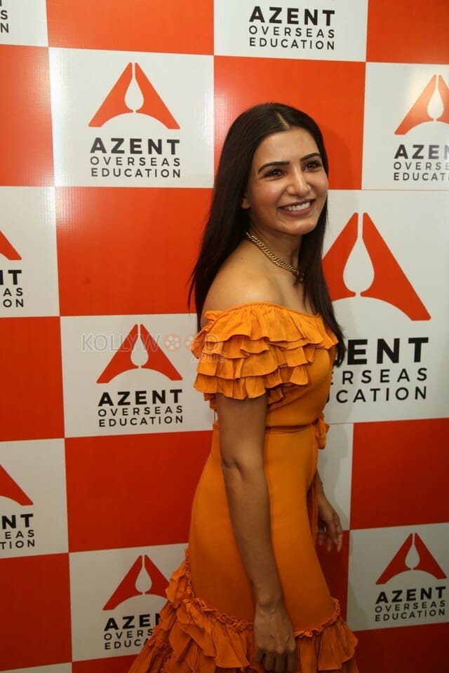 Actress Samantha At Azent Overseas Education Hyderabad Center Launch Photos