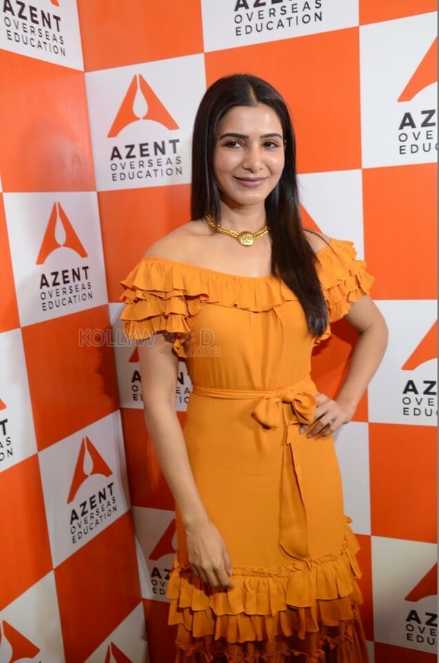 Actress Samantha At Azent Overseas Education Hyderabad Center Launch Photos