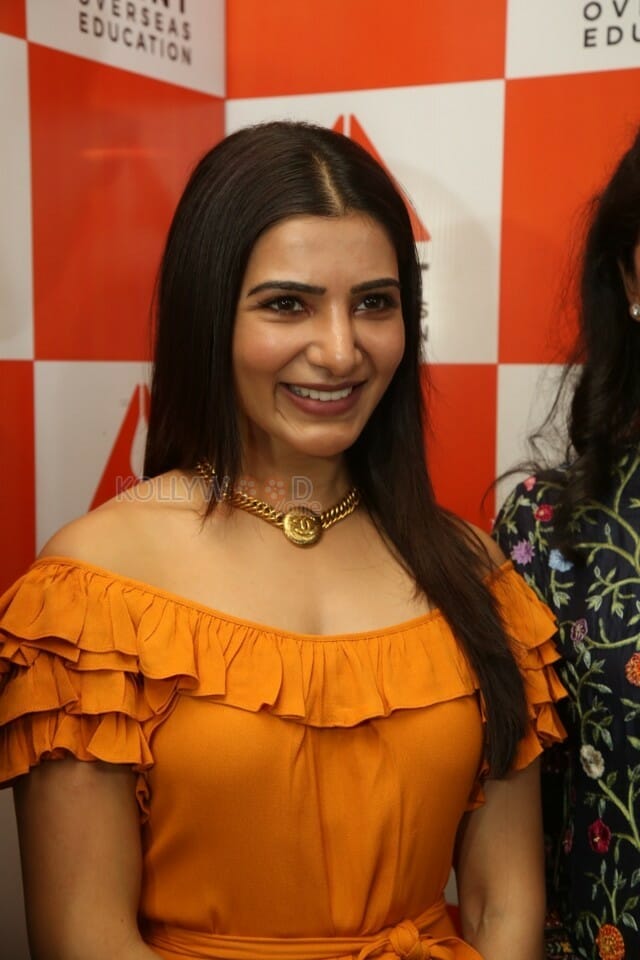 Actress Samantha At Azent Overseas Education Hyderabad Center Launch Photos