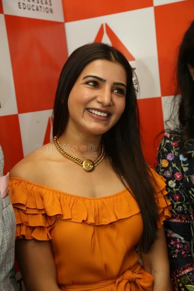 Actress Samantha At Azent Overseas Education Hyderabad Center Launch Photos