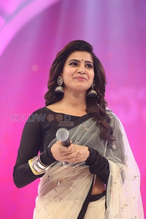 Actress Samantha At Bramhotsavam Audio Launch Pictures