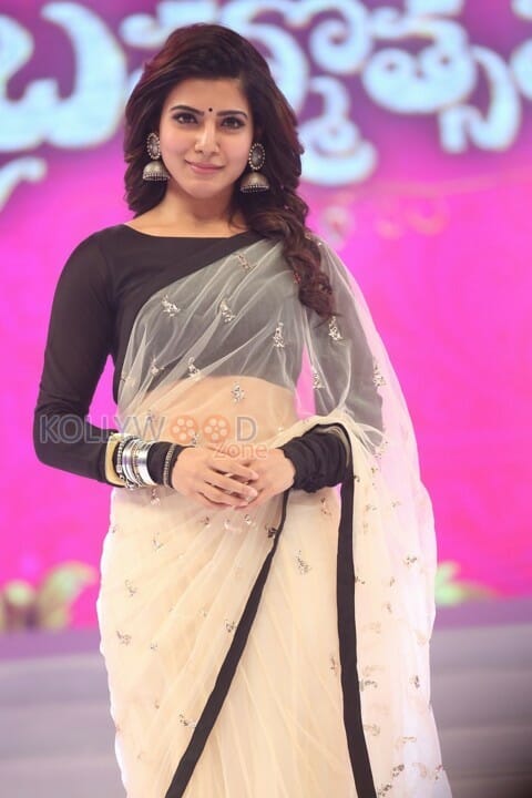 Actress Samantha At Bramhotsavam Audio Launch Pictures