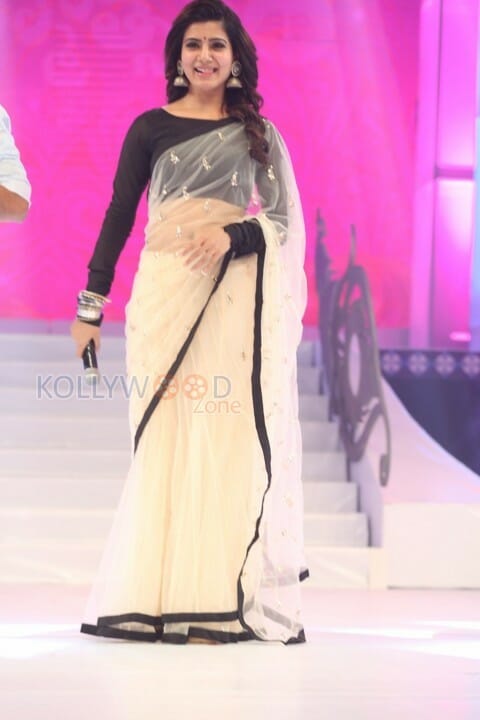 Actress Samantha At Bramhotsavam Audio Launch Pictures