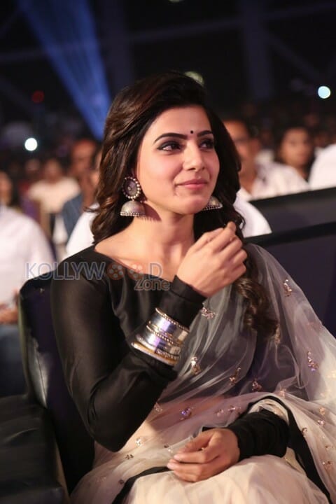 Actress Samantha At Bramhotsavam Audio Launch Pictures