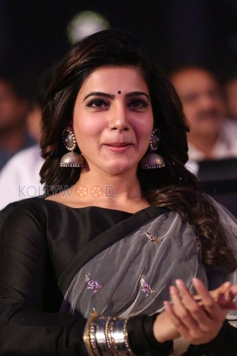 Actress Samantha At Bramhotsavam Audio Launch Pictures