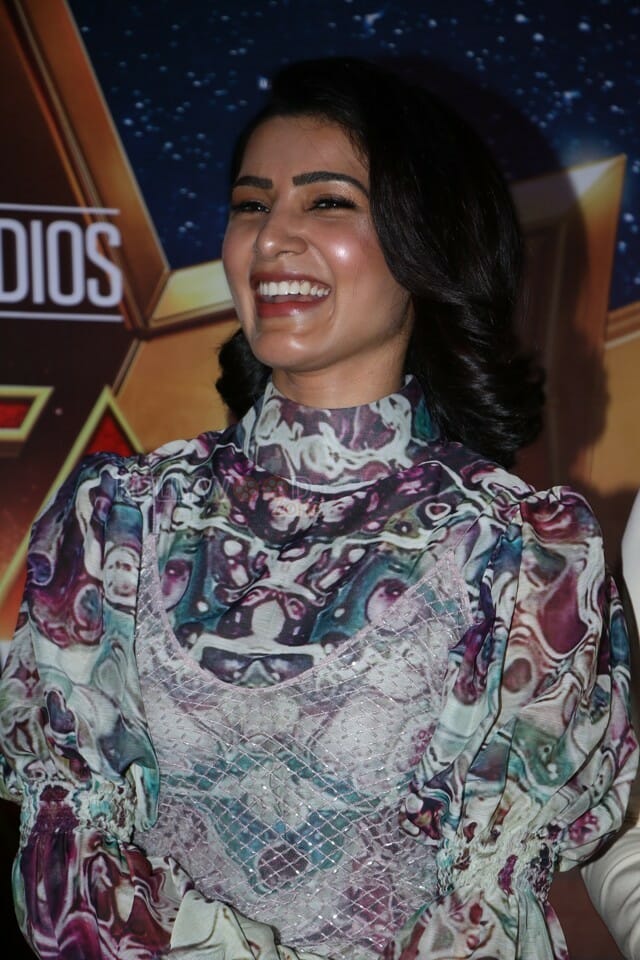 Actress Samantha At Captain Marvel Press Meet Photos