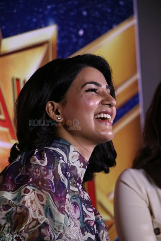 Actress Samantha At Captain Marvel Press Meet Photos