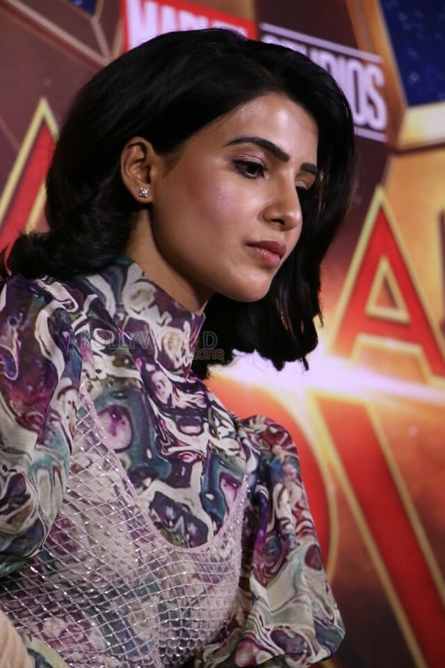 Actress Samantha At Captain Marvel Press Meet Photos