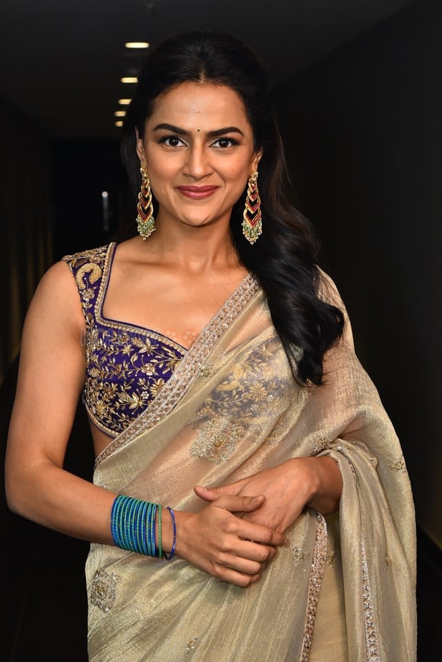 Actress Shraddha Srinath at Aaryan Movie Pre Release Event Stills 08