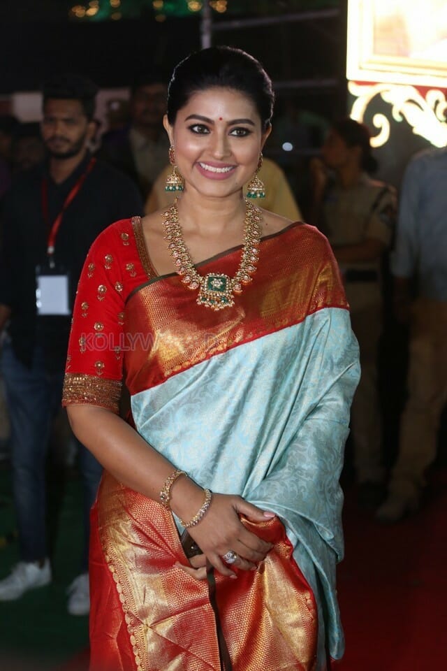 Actress Sneha Saree Pictures