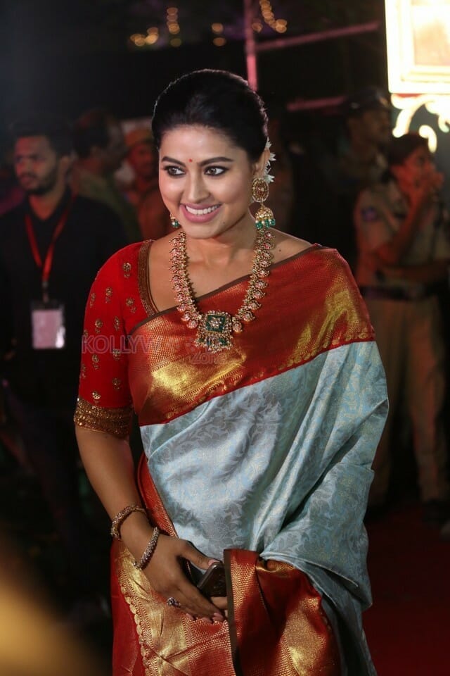 Actress Sneha Saree Pictures