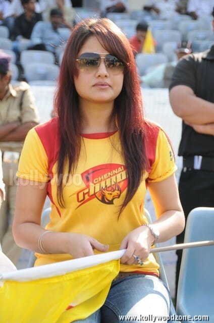 Actress Sonia Agarwal At Ccl Match Photos