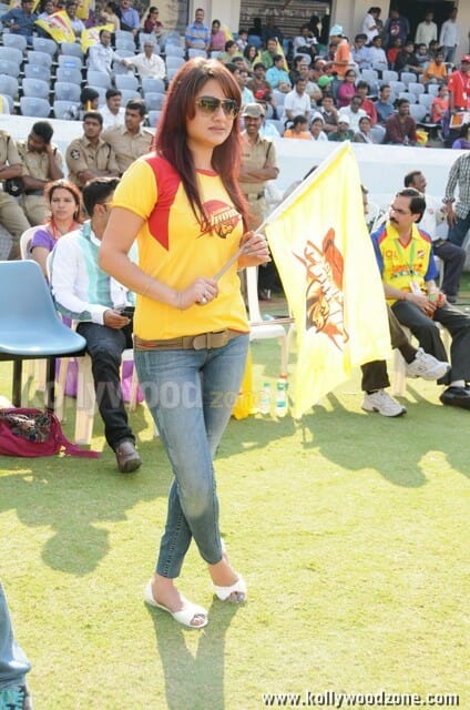 Actress Sonia Agarwal At Ccl Match Photos