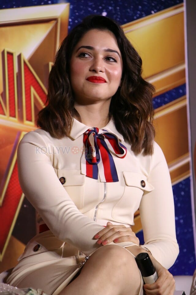 Actress Tamanna At Captain Marvel Press Meet Photos