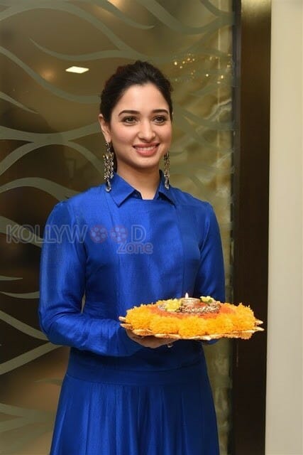 Actress Tamanna At Diwali Celebrations Event Photos