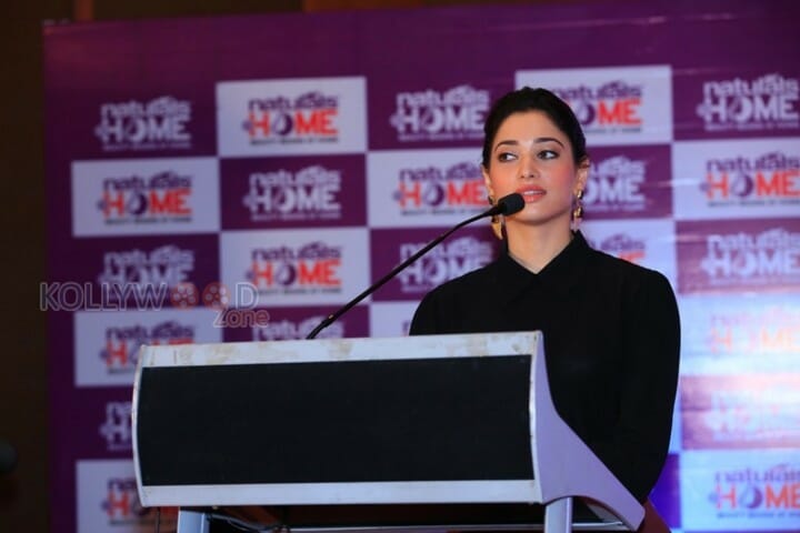 Actress Tamanna At Naturals At Home Launch Event Photos
