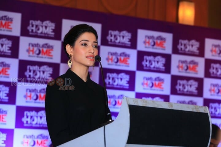 Actress Tamanna At Naturals At Home Launch Event Photos